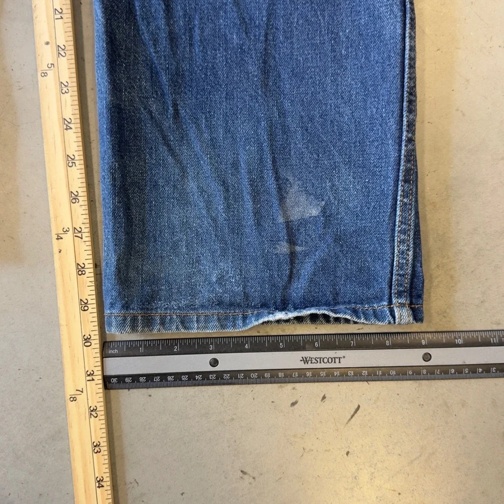 Ariat Heritage Relaxed Fit Jeans Mens 36x30 Blue Denim Straight Leg Workwear